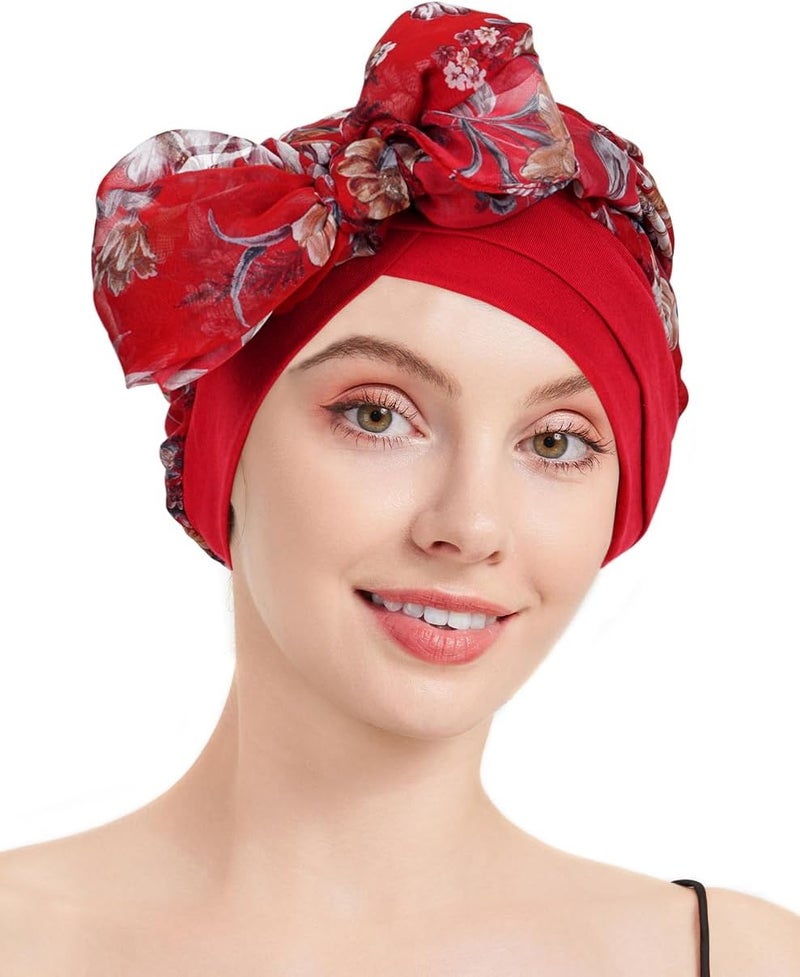 FADACHY Chemo Headwear for Women Full Coverage Head Scarf Hair Wrap Head Covering for Cancer Chemotherapy Patients, Hair Loss - Image 3